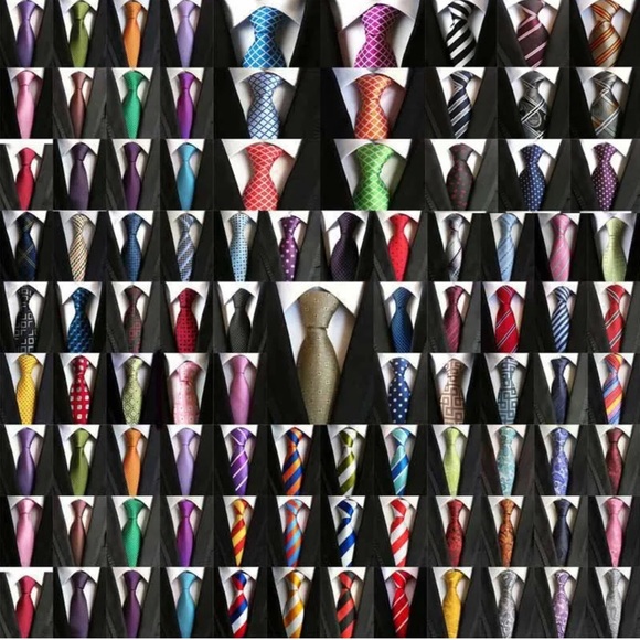 The Custom Shop Mens Vintage pure Silk Necktie Yellow Burgundy Micro Check Print - Picture 8 of 8